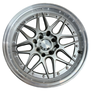 15" BC250 15X7.0 8H100/114.3 ET35 TITANIUM SILVER SPORT RIM