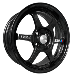 15" VLF60 15X7  4H114.3 ET40 CB73.1 GLOSSY BLACK SPORT RIM