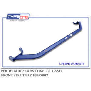 TYPE ONE FRONT STRUT BAR PERODUA BEZZA 2016Y D63D 1.0 2WD (BFS2-00077)