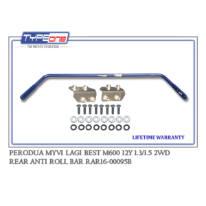 TYPE ONE REAR ANTI ROLL BAR PERODUA MYVI OLD 2005Y M300 1.0 2WD,MYVI LAGI BEST 2012YM600 1.5 2WD (BRAR16-00095B)