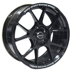 18" JS-TC005 (F/FORM) 18X8.5 5H114.3 ET35 BLK SPORT RIM
