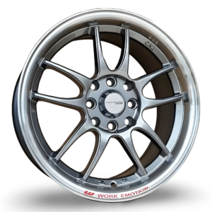 15" CR2 15X6.5 8H100-114.3 ET40 73.1 GLOSSY SILVER/HYPER BLACK SPORT RIM