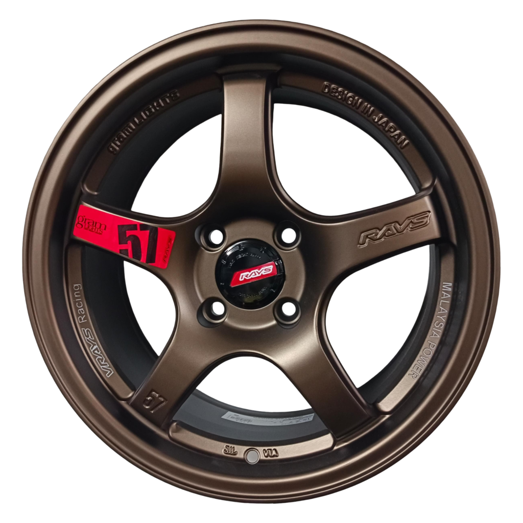 VRAYS SPORT RIM 1124 (57CR)15X7 4H100 ET38 73,1 HYPER BLACK /GLOSSY BLACK/WHITE