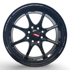 CE28 VRAYS FLOW FORMING 15X6.5/7JJ 8H100/114.3 ET4038 73.1 GLOSSY BLACK/HYPER BRONZE/CANDY RED